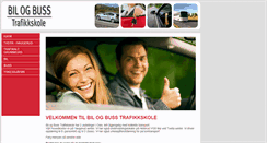 Desktop Screenshot of bilogbusstrafikkskole.no